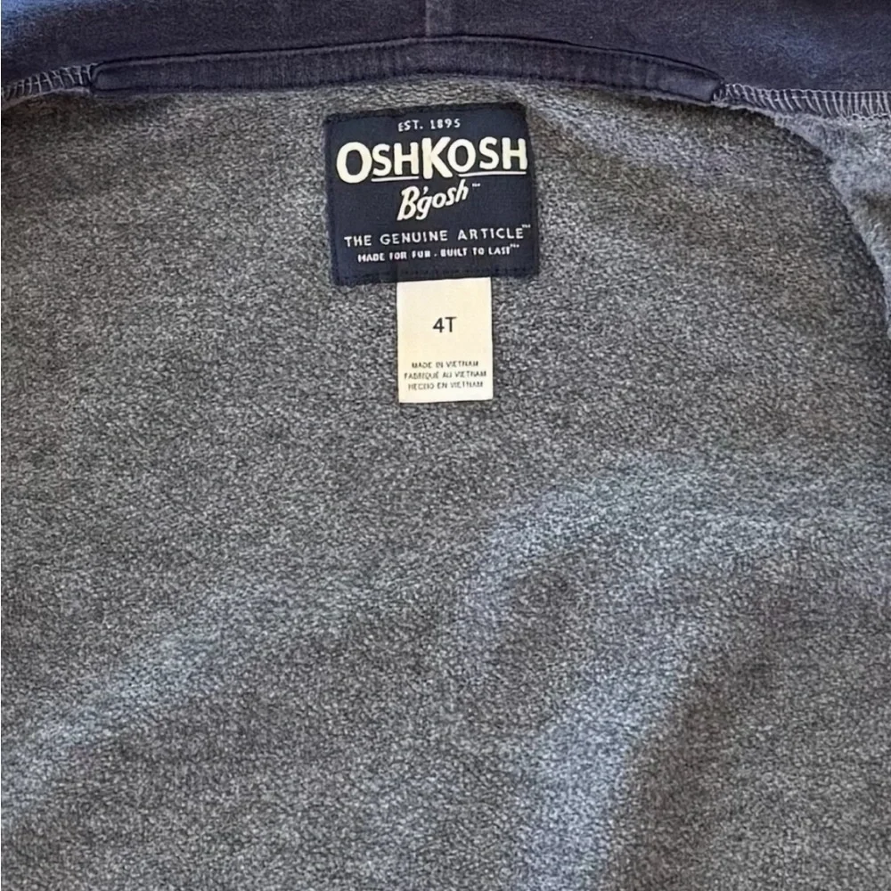 OshKosh B'gosh Heather Gray Kids Hoodie, Size 4T